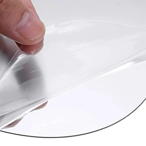 30 x 20 cm Oval Mirror,Flexible Mirror Sheets - Self-Adhesive Plastic Mirror Tiles (Oval Shape)