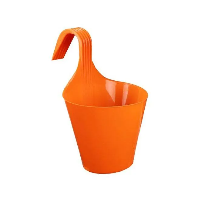 3850 Plastic Hanging Planter Pot, Multicolour,