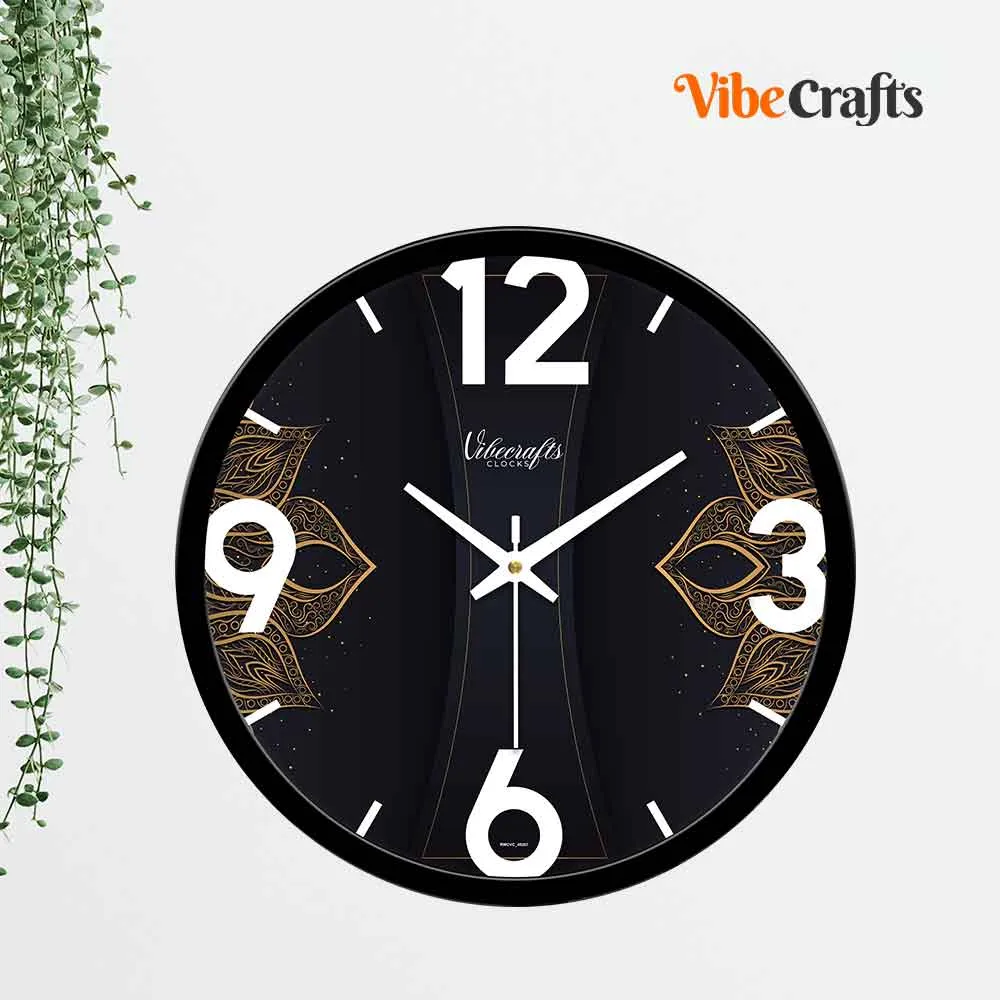 3D Block With Abstract Art Designer Wall Clock