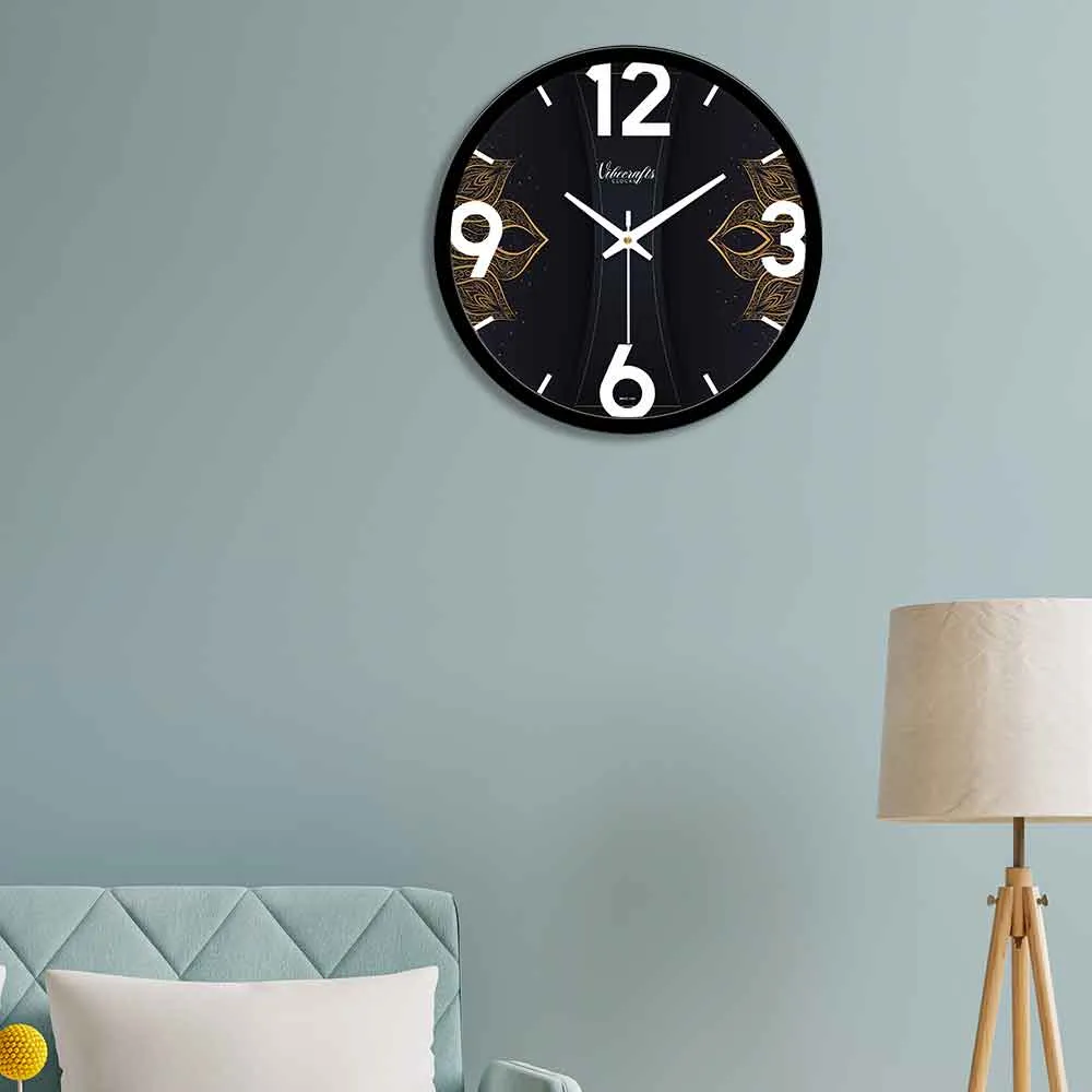 3D Block With Abstract Art Designer Wall Clock