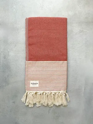 Amalfi Hammam Towel, Terracotta