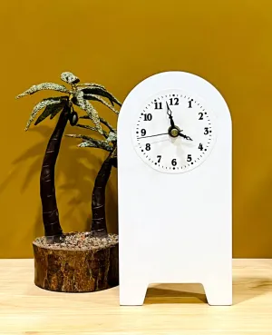 Angira handicrafts Wooden Table Clock for Home/Office Decor Table/Desk Clock AHS-TC06