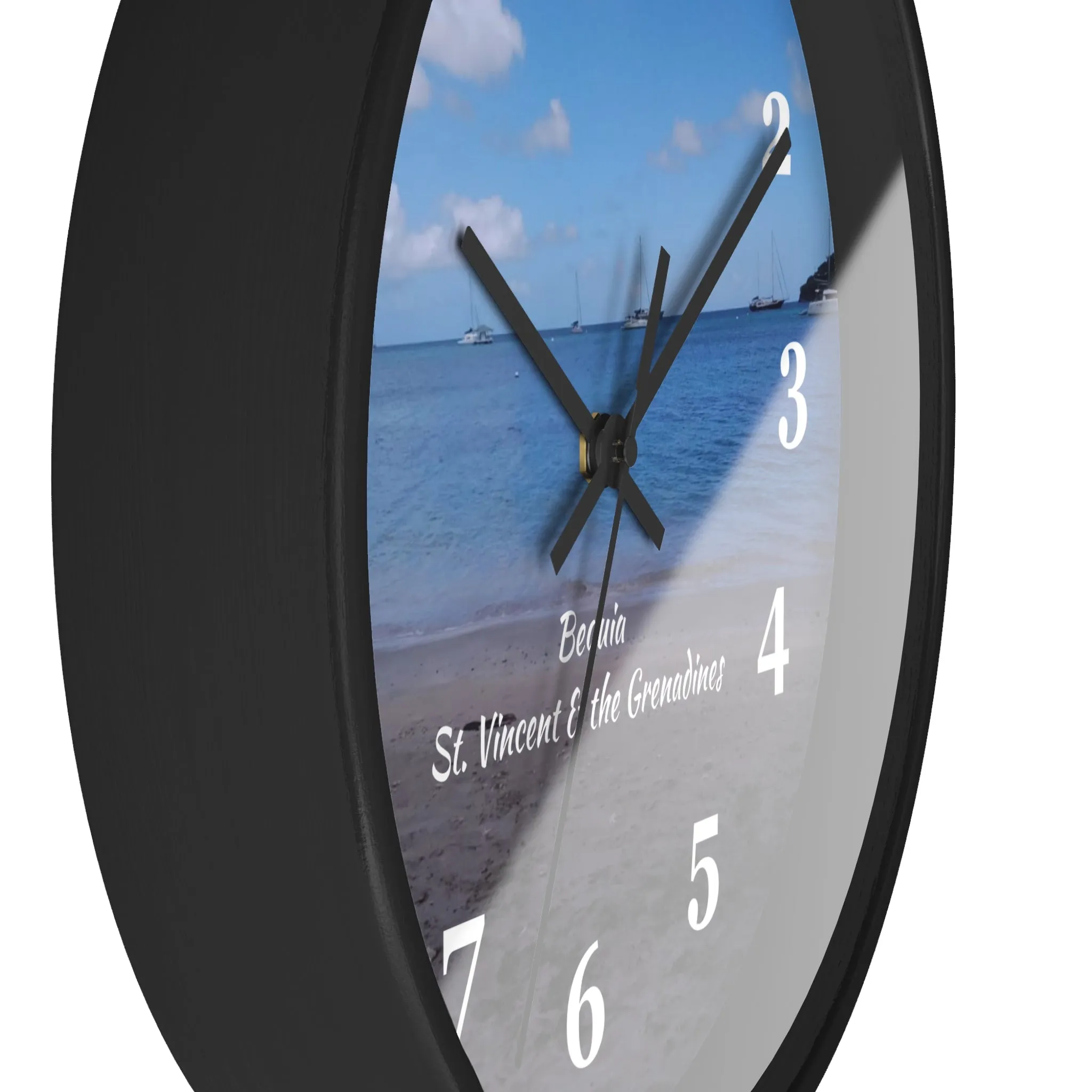 Bequia Beach St. Vincent and the Grenadines Wall Clock