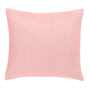 Blush Solid Herringbone Pillow Cover