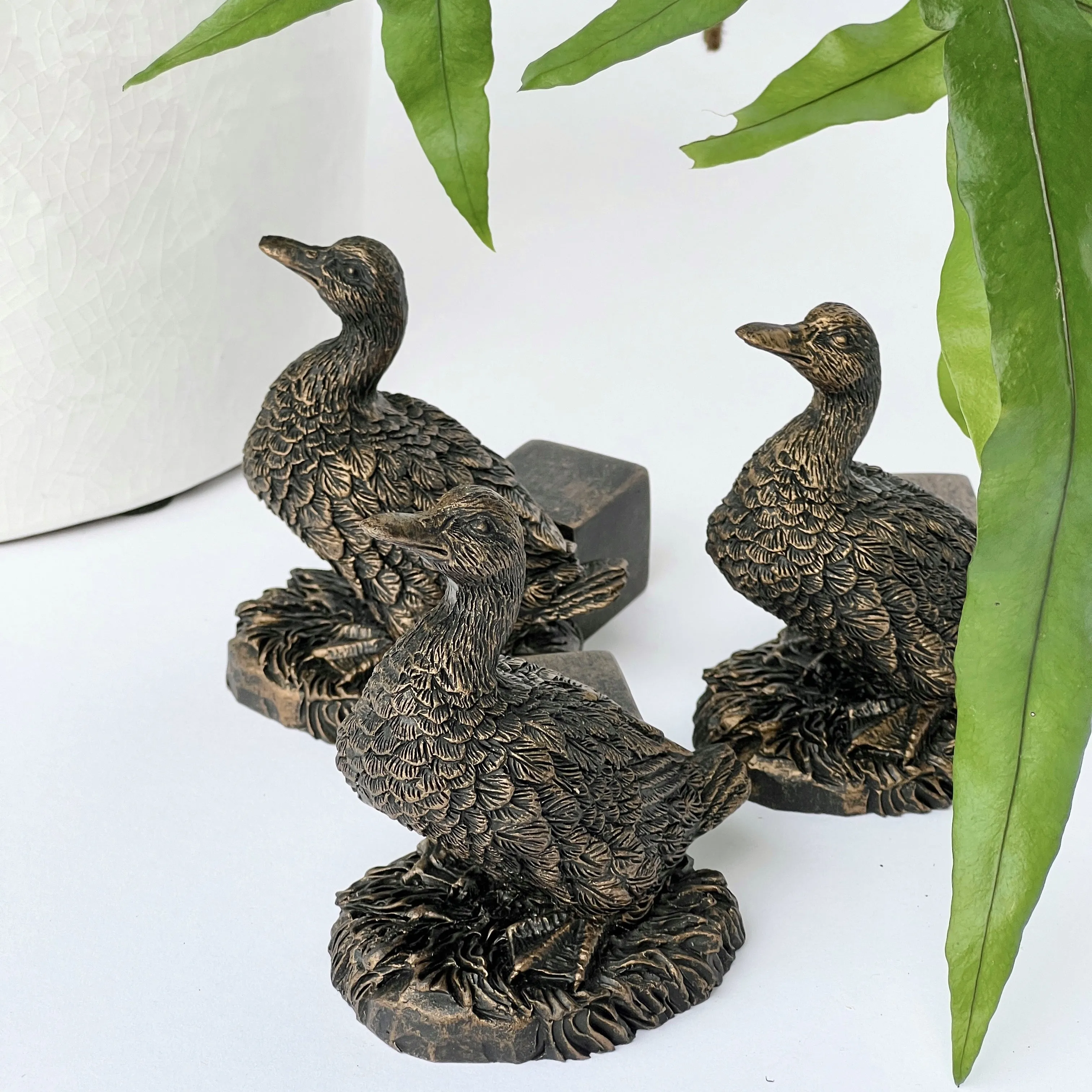 Bronze Critter Pot Feet, Set of 3