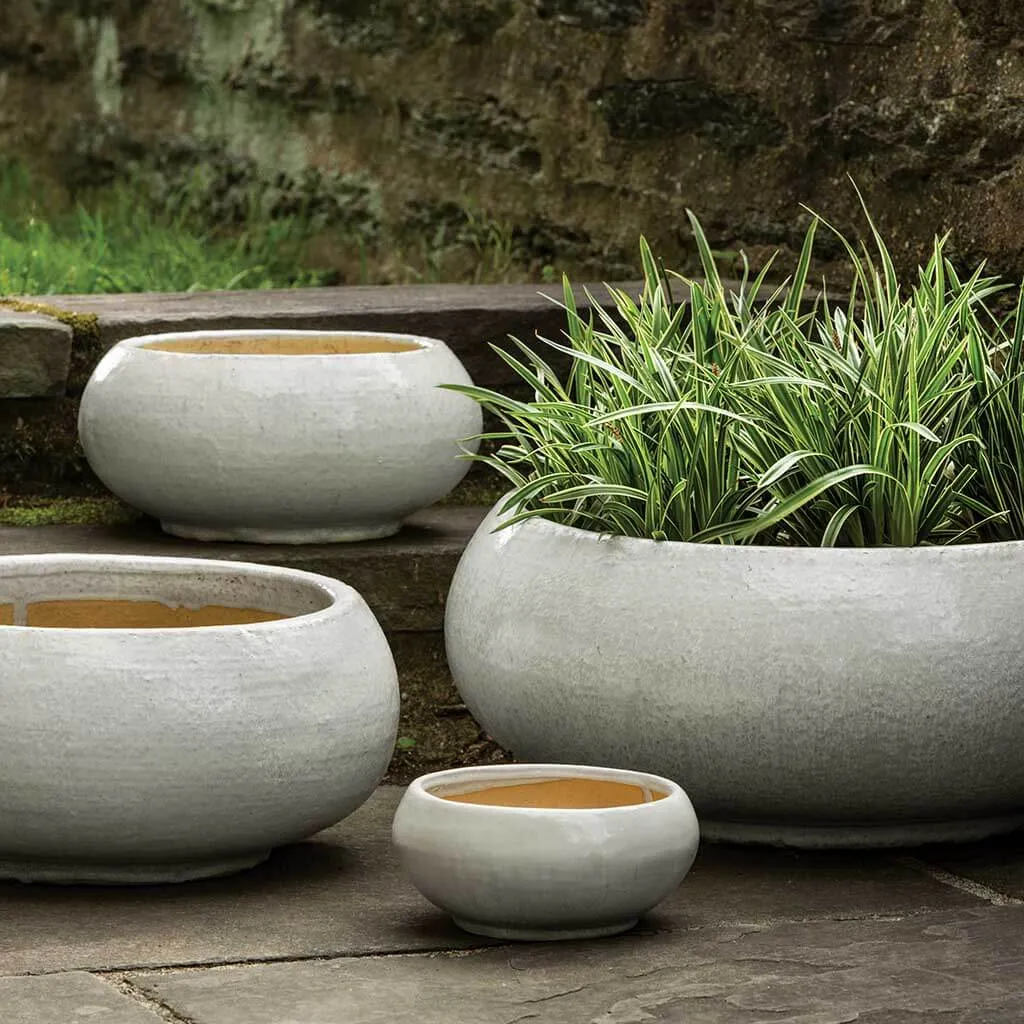 Campania International Misha Planters in Antique Pearl