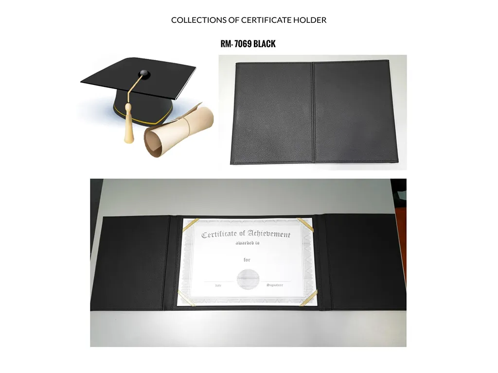 CERTIFICATE FOLDER & FRAME