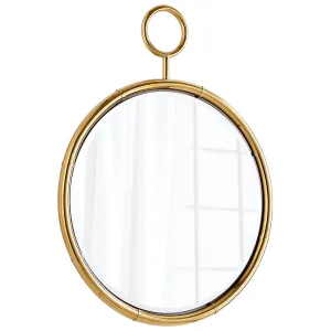 Circular Mirror | Brass by Cyan