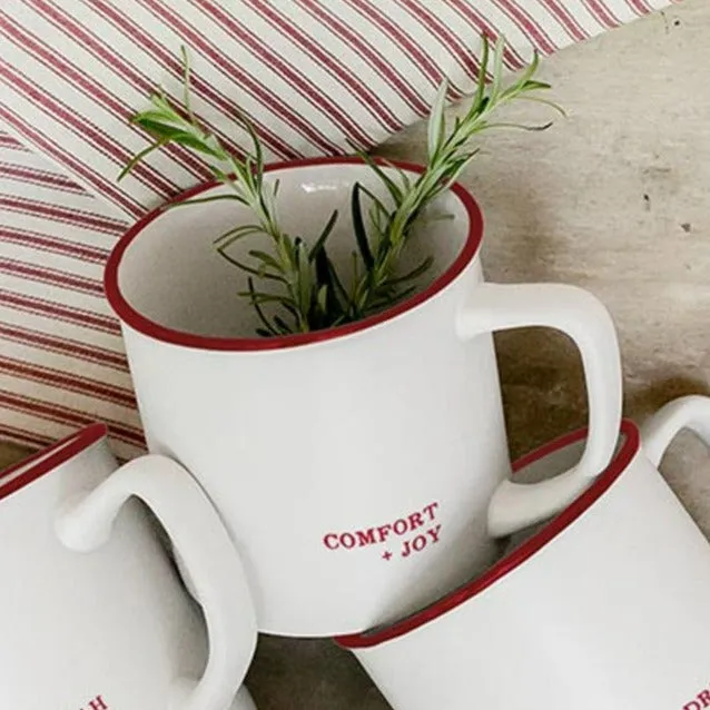 Comfort And Joy Coffee Mug Set