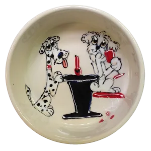 Dalmation Dog Bowl