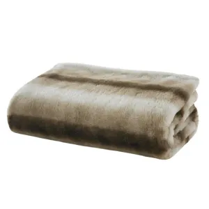 Deyongs 150cm Natural Sherbrooke Supersoft Faux Fur Throw