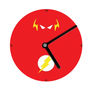 Flash Wall Clock