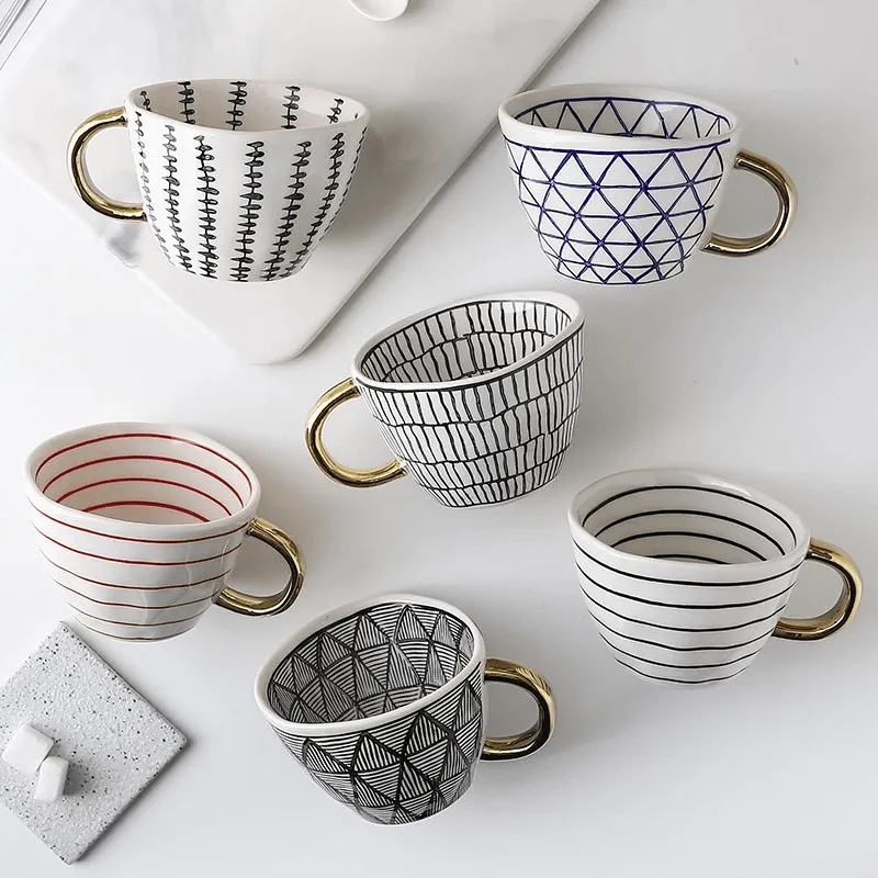 Geo Grande Mugs