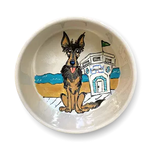 German Shepherd Portrait Bowl