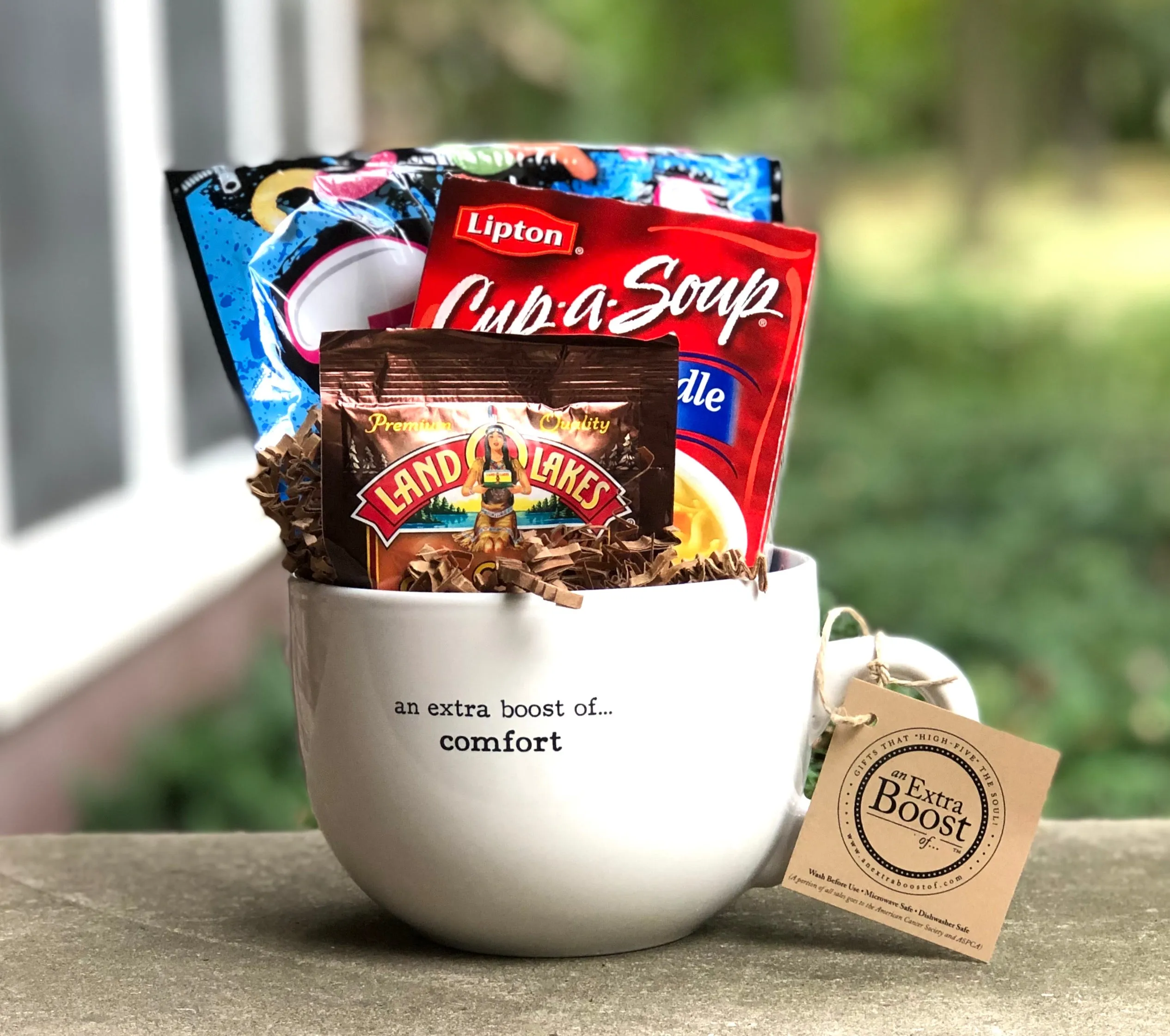 Gift Basket Mug {an extra boost of...comfort}