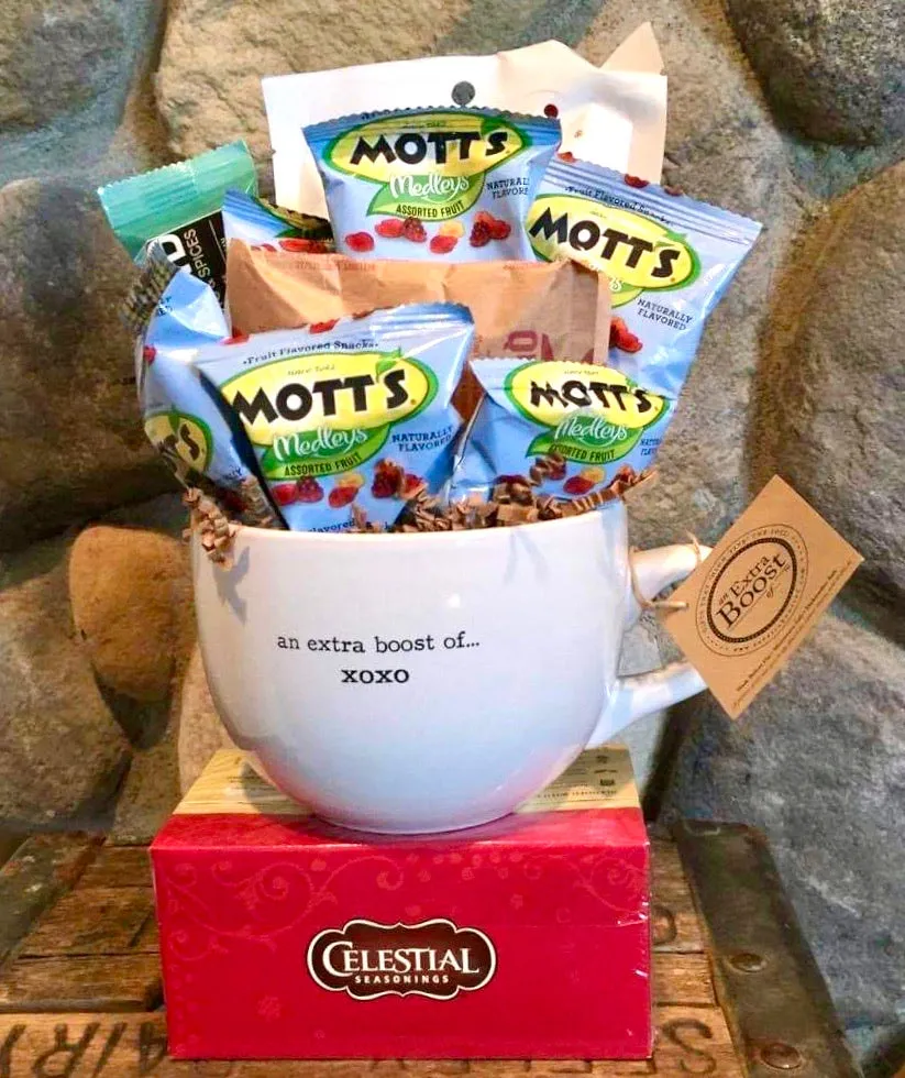 Gift Basket Mug {an extra boost of...comfort}