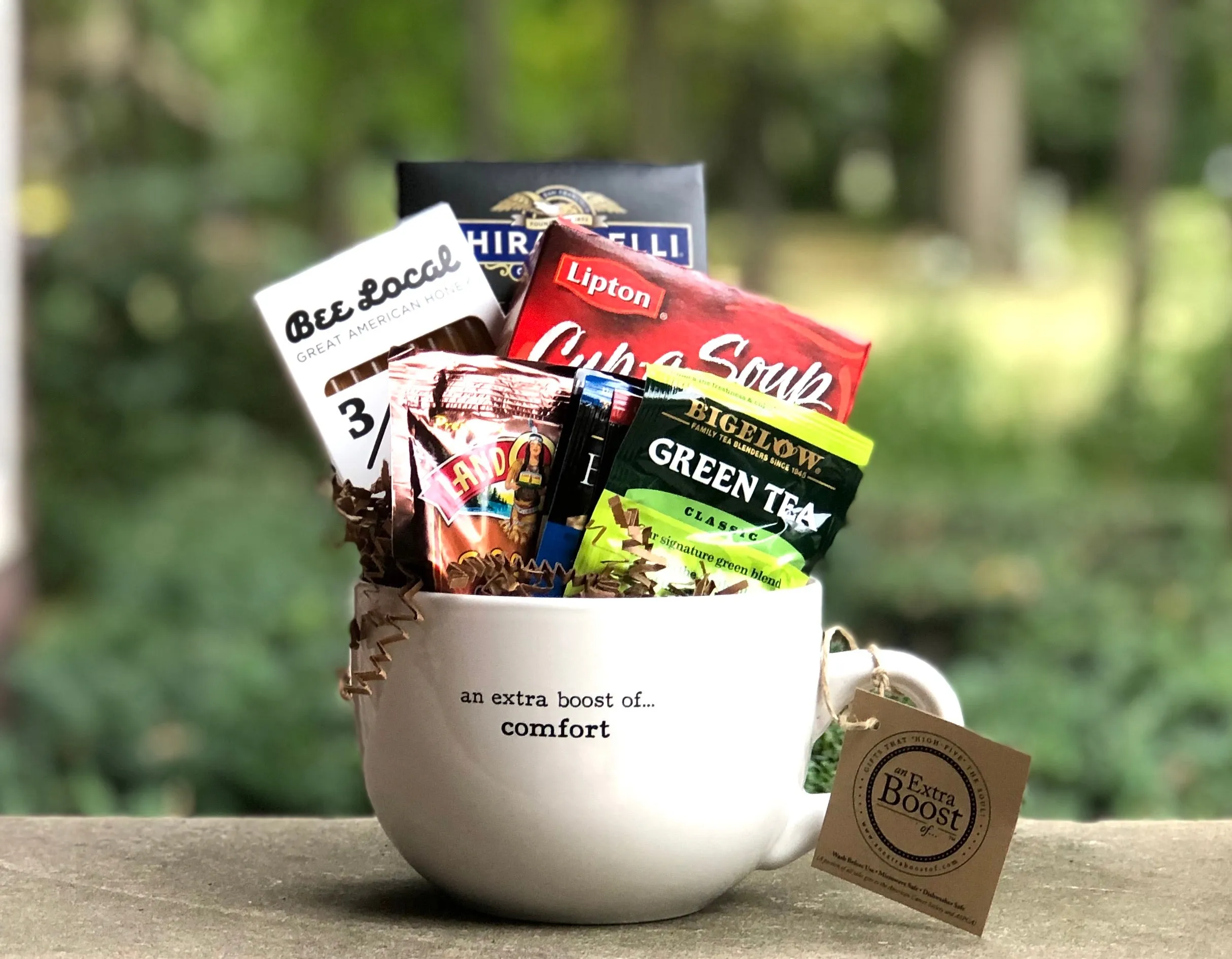 Gift Basket Mug {an extra boost of...comfort}