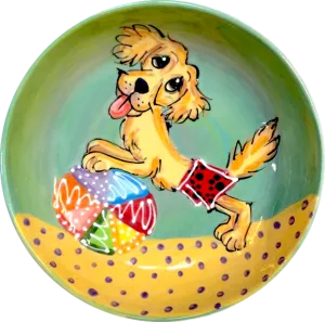 Golden Retriever Beach Ball Bonanza