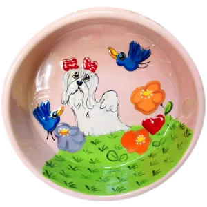 Havanese Garden Bowl