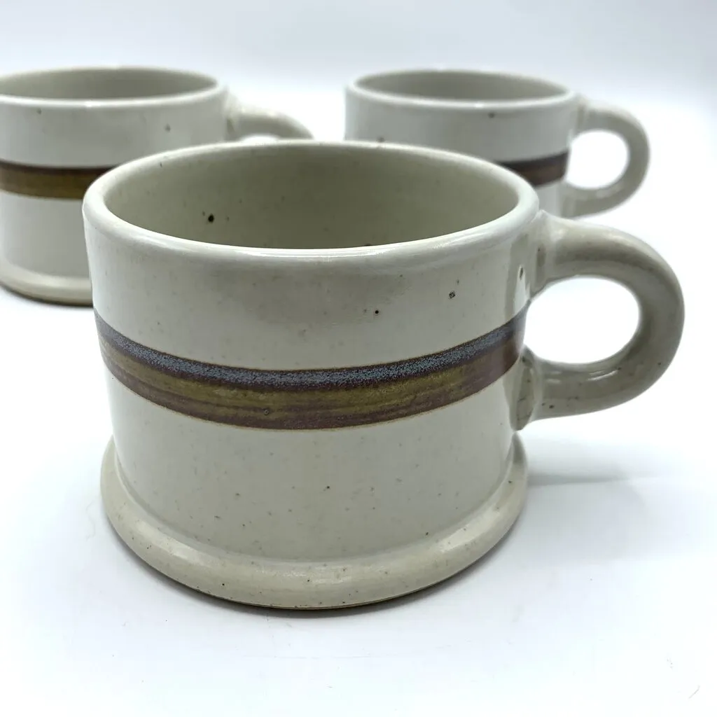 hge/Vintage DANSK BLT Sandstone Mugs Set of 3, Niels Refsgaard Design