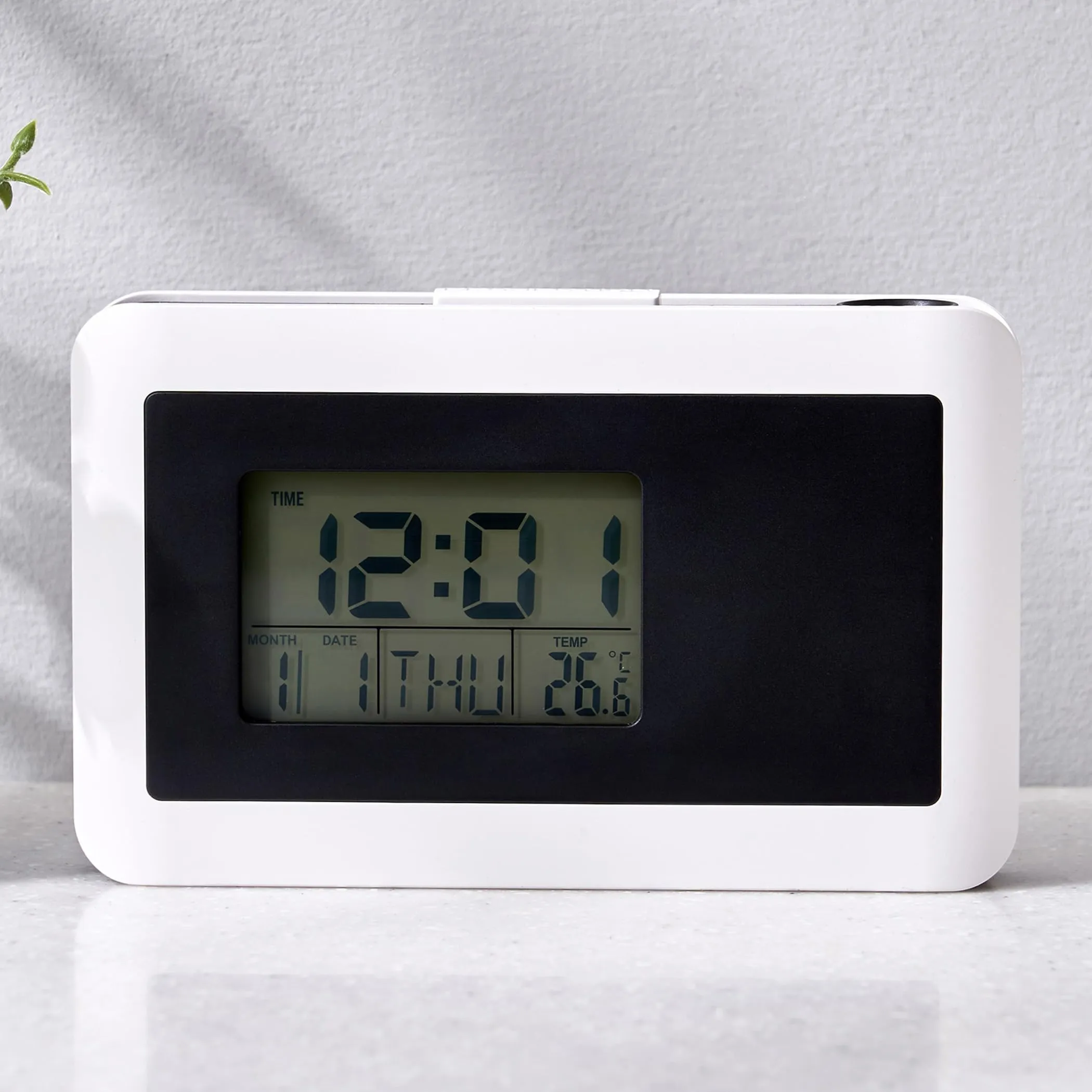 Home Centre Casablanca Digital Table Clock - 13x8cm