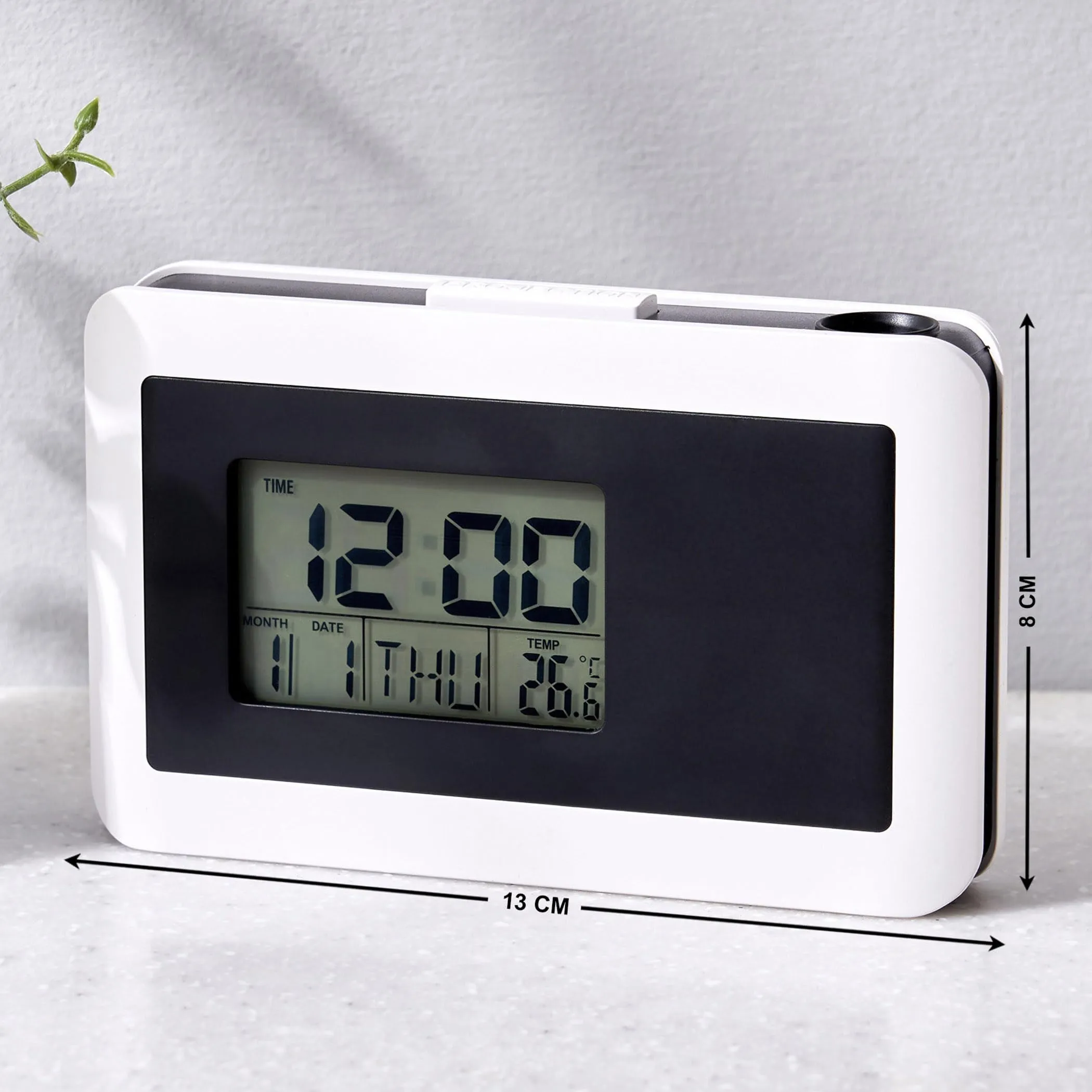 Home Centre Casablanca Digital Table Clock - 13x8cm