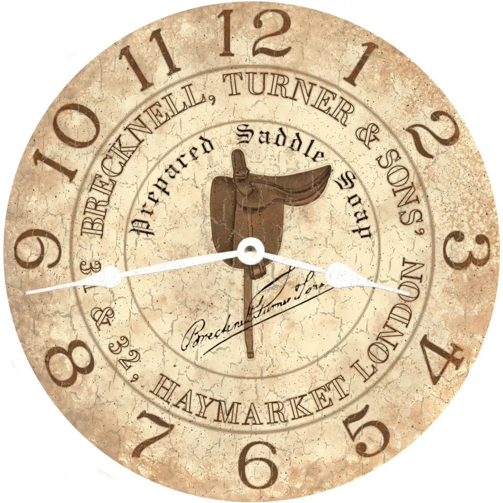 Horse Clock- Saddle Soap Clock