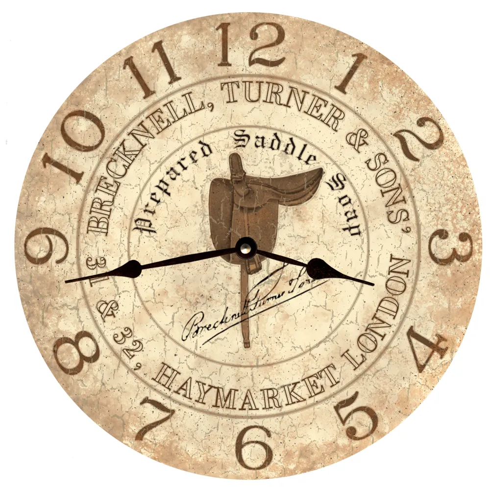 Horse Clock- Saddle Soap Clock