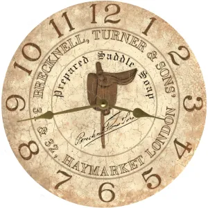 Horse Clock- Saddle Soap Clock