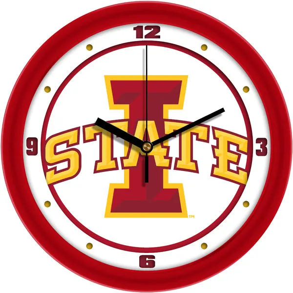 Iowa State Wall Clock - Traditional