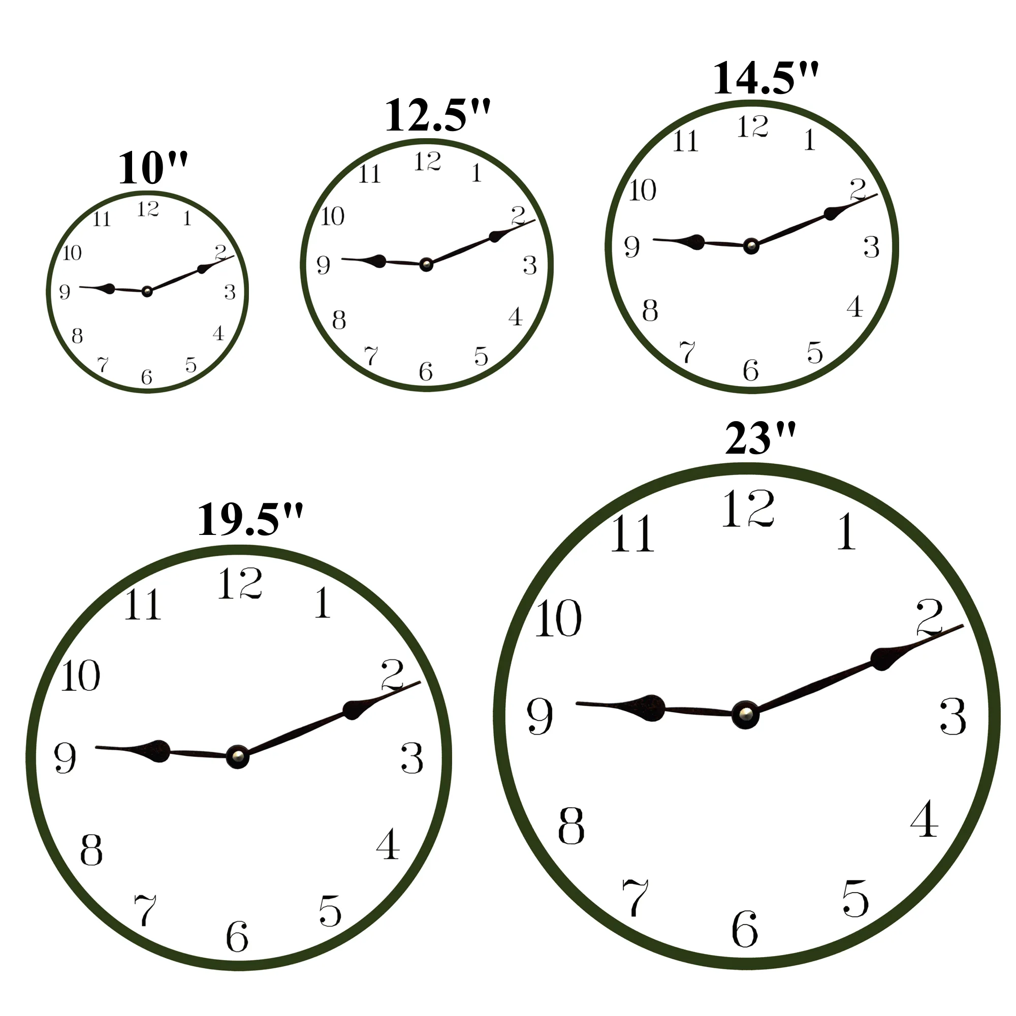 Minimalist Clock- Gray Minimalist Clock