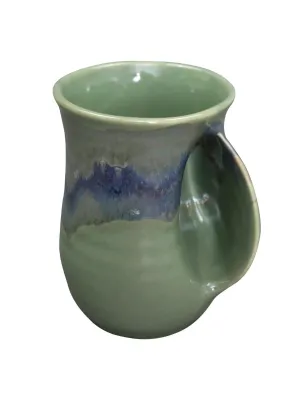 Misty Green Right Hand Handwarmer Mug