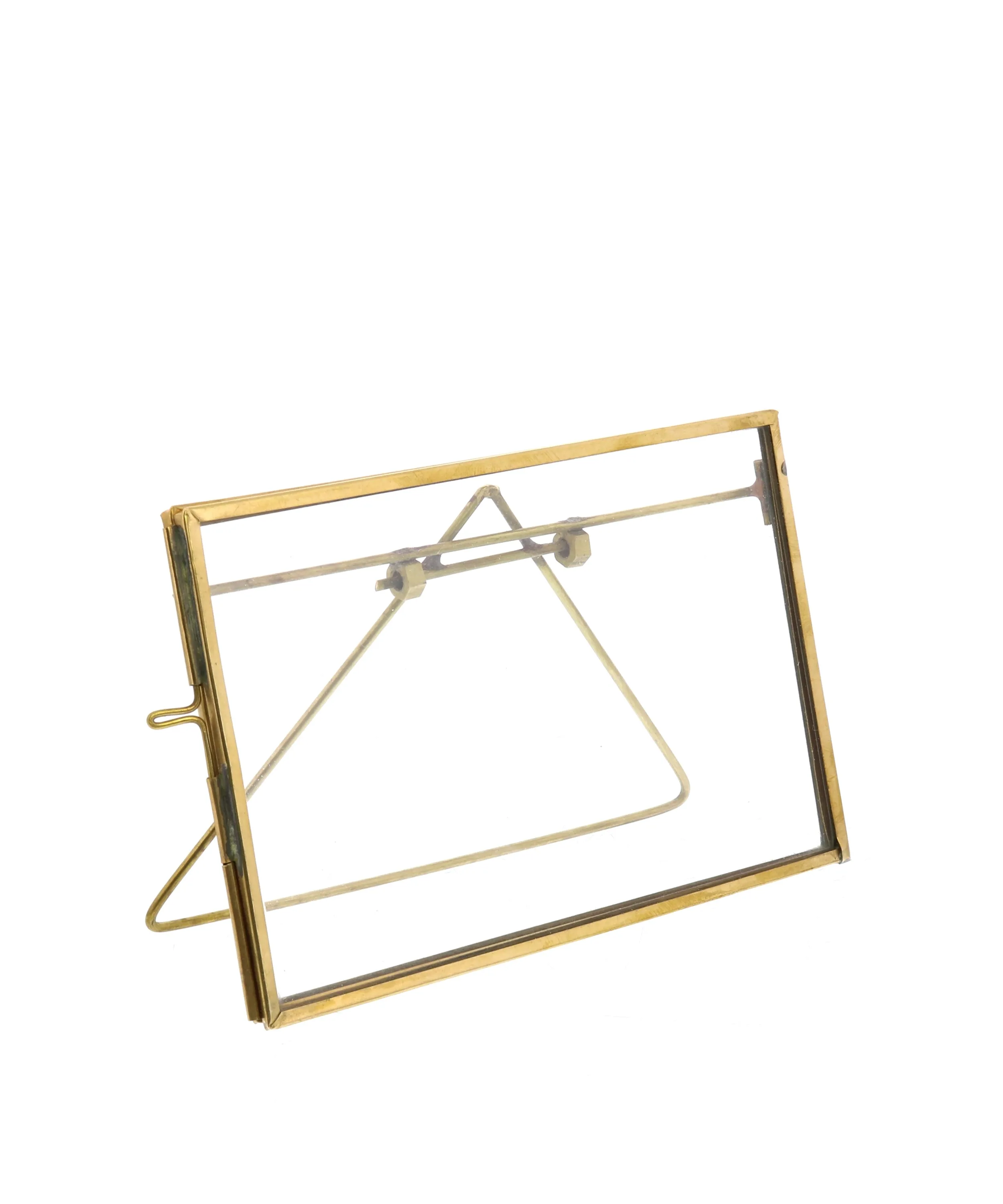 Monarch Easel 4" x 6" Horizontal Frame, Brass