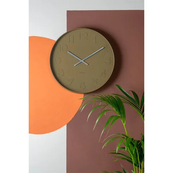 Mr Green Wall Clock 51cm - Moss