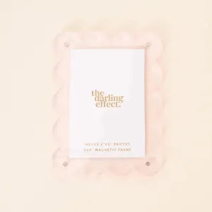 Pale Pink Mini Acrylic Frame Magnet