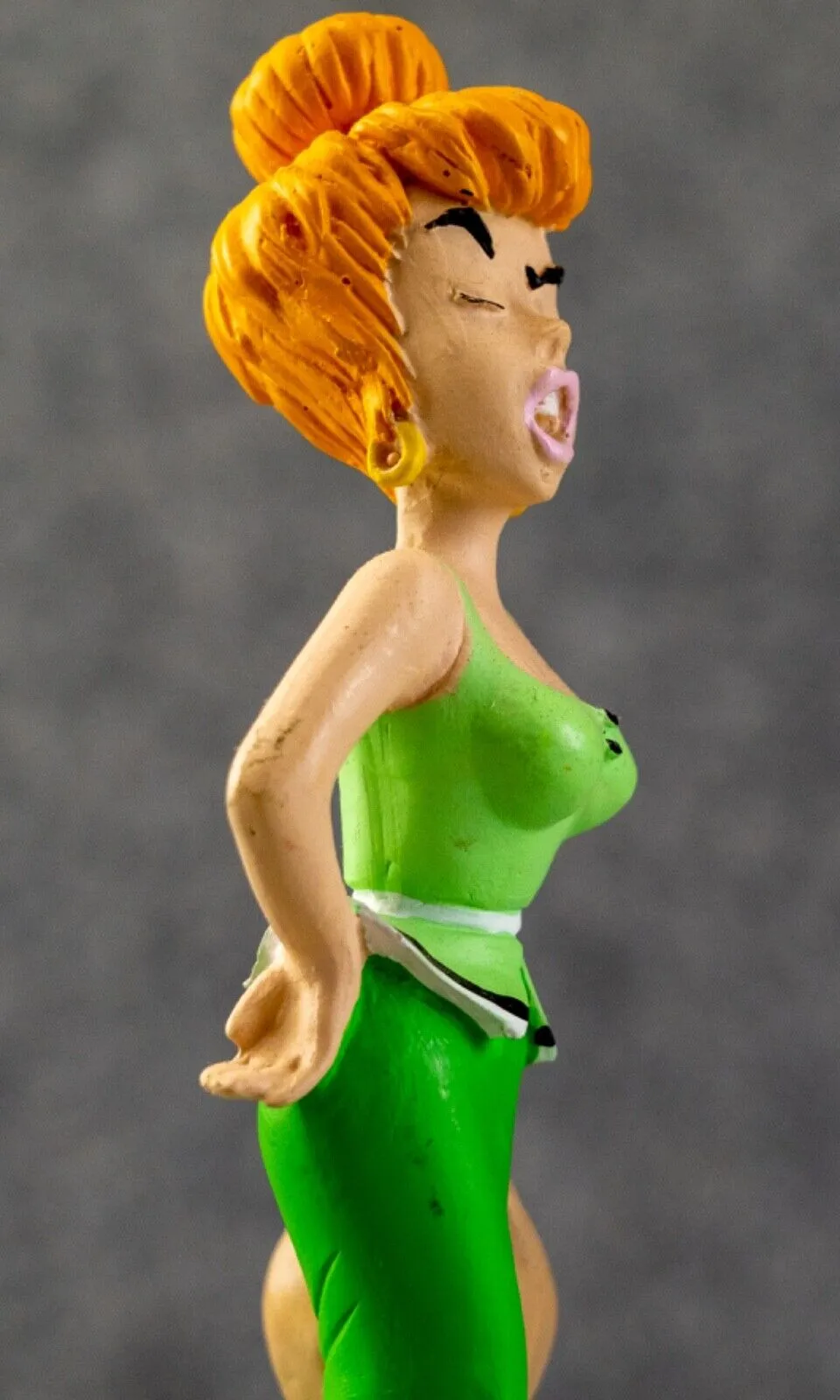 Plastoy Asterix Figurine #21 Madame Agecanonix Editions Rene 14cm Model Figure