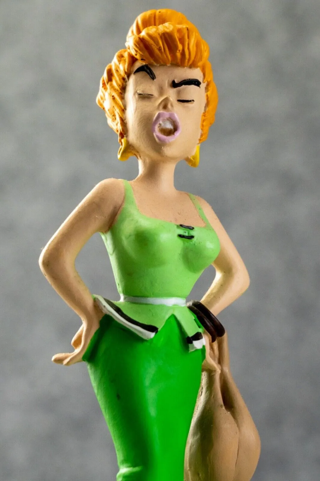 Plastoy Asterix Figurine #21 Madame Agecanonix Editions Rene 14cm Model Figure