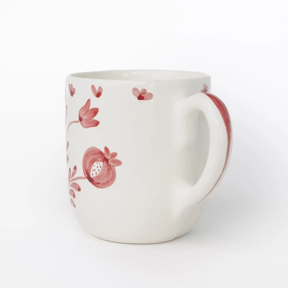 Pomegranate Duet Rose Mug | Set of 2