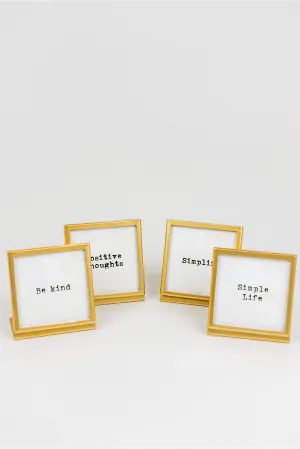 Positivity Gold Picture Frame