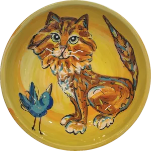 "Tuxedo Connection" Cat Dish