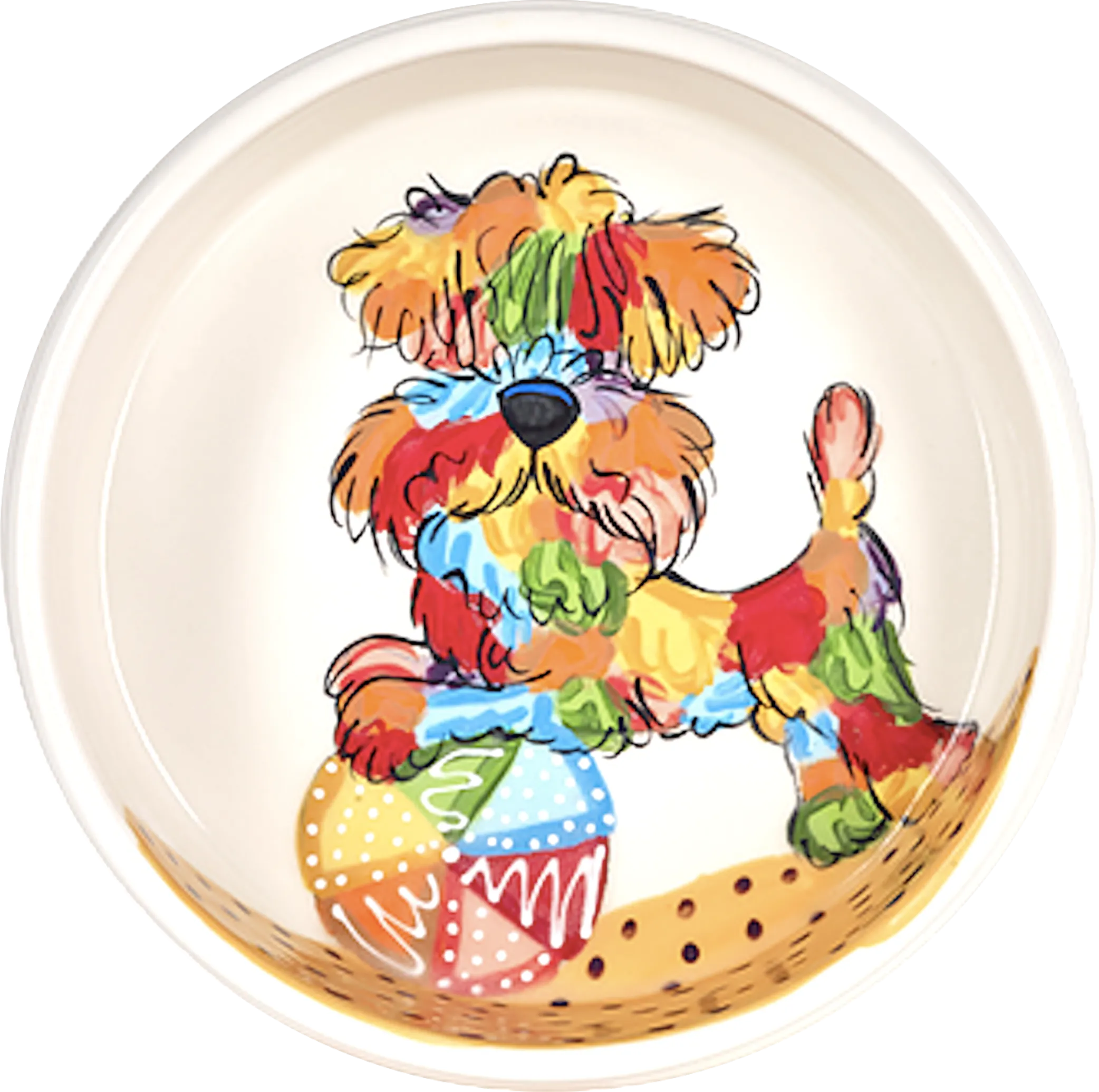 Rainbow Palz Wheaten Terrier Pet Bowl