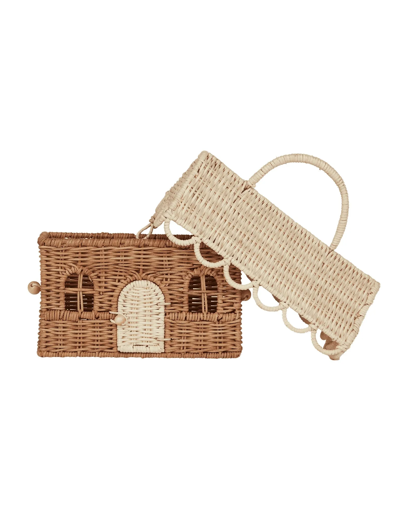 Rattan Gingerbread Casa Clutch