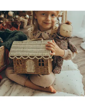 Rattan Gingerbread Casa Clutch