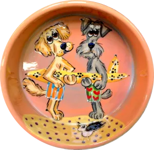 Schnauzer and Golden Retriever | Pet Bowl