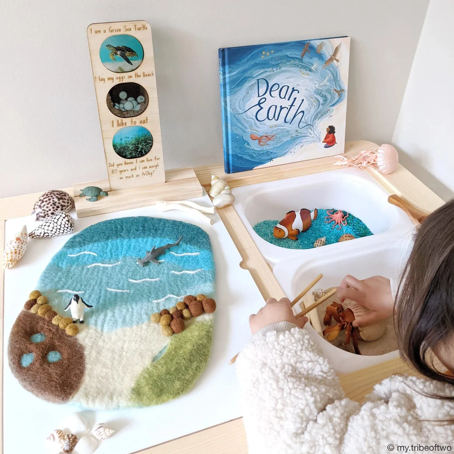 Small Sea and Rockpool Play Mat