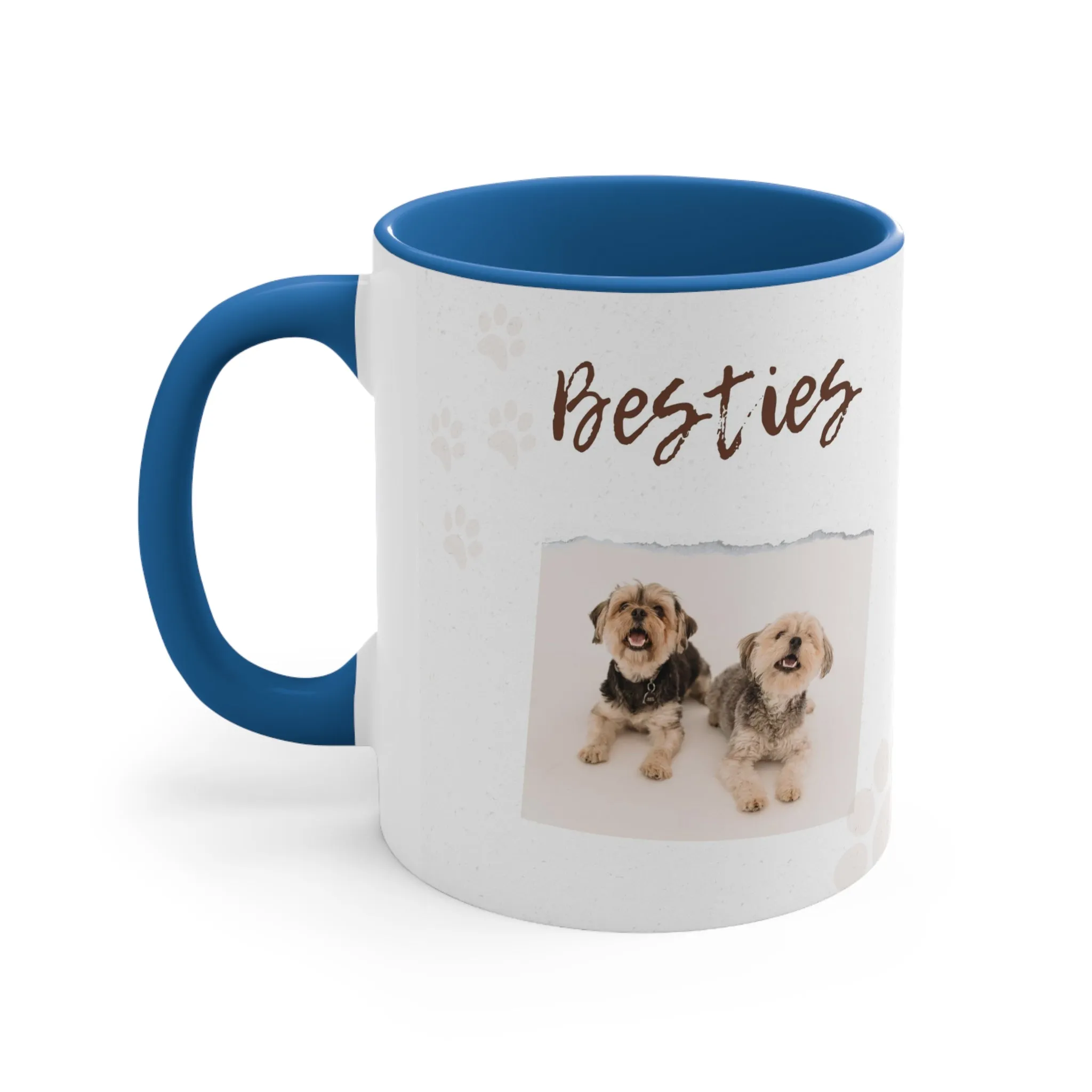 Special Besties Forever Coffee Mug, 11oz Classic White Gifts for Dog Lovers Pet Owners