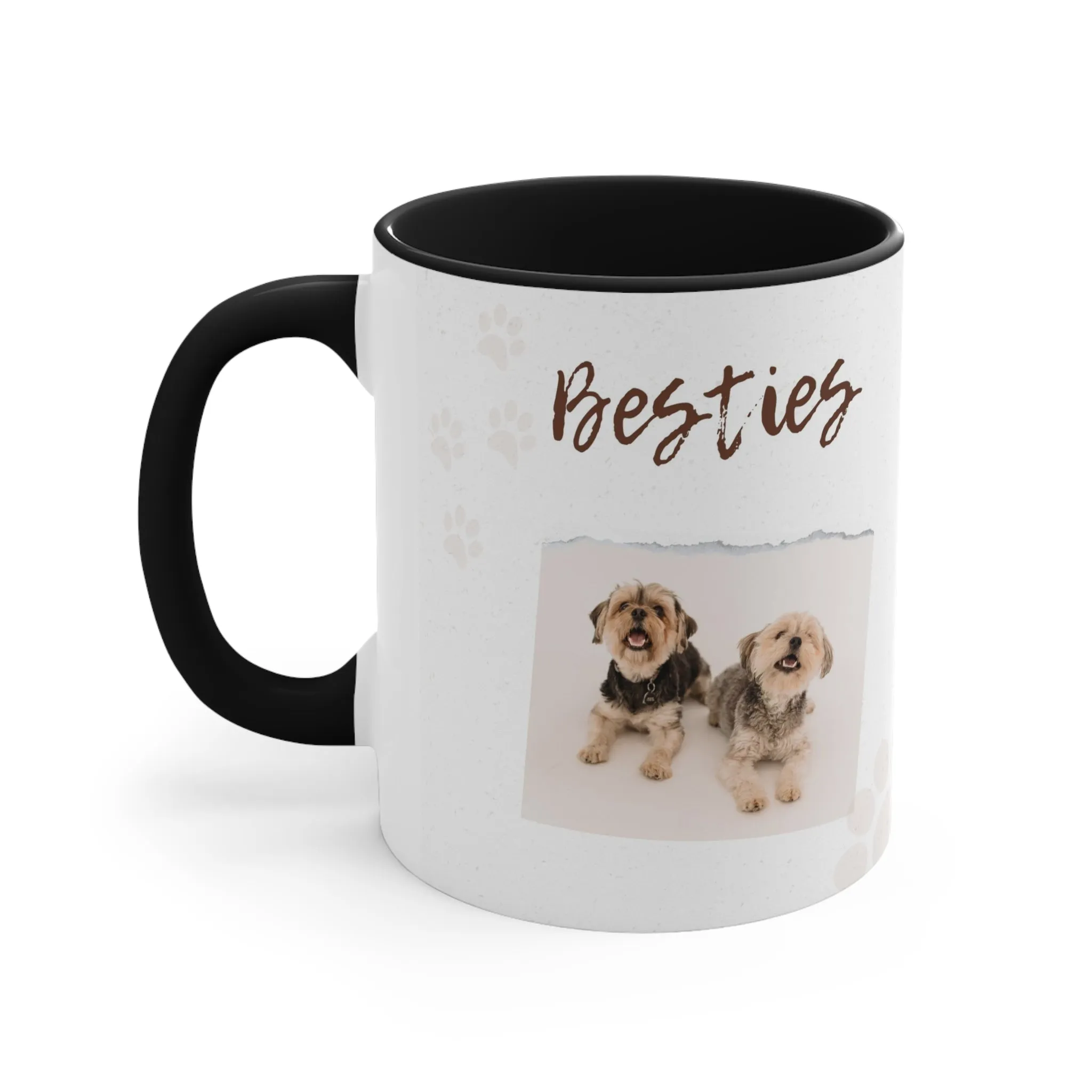 Special Besties Forever Coffee Mug, 11oz Classic White Gifts for Dog Lovers Pet Owners