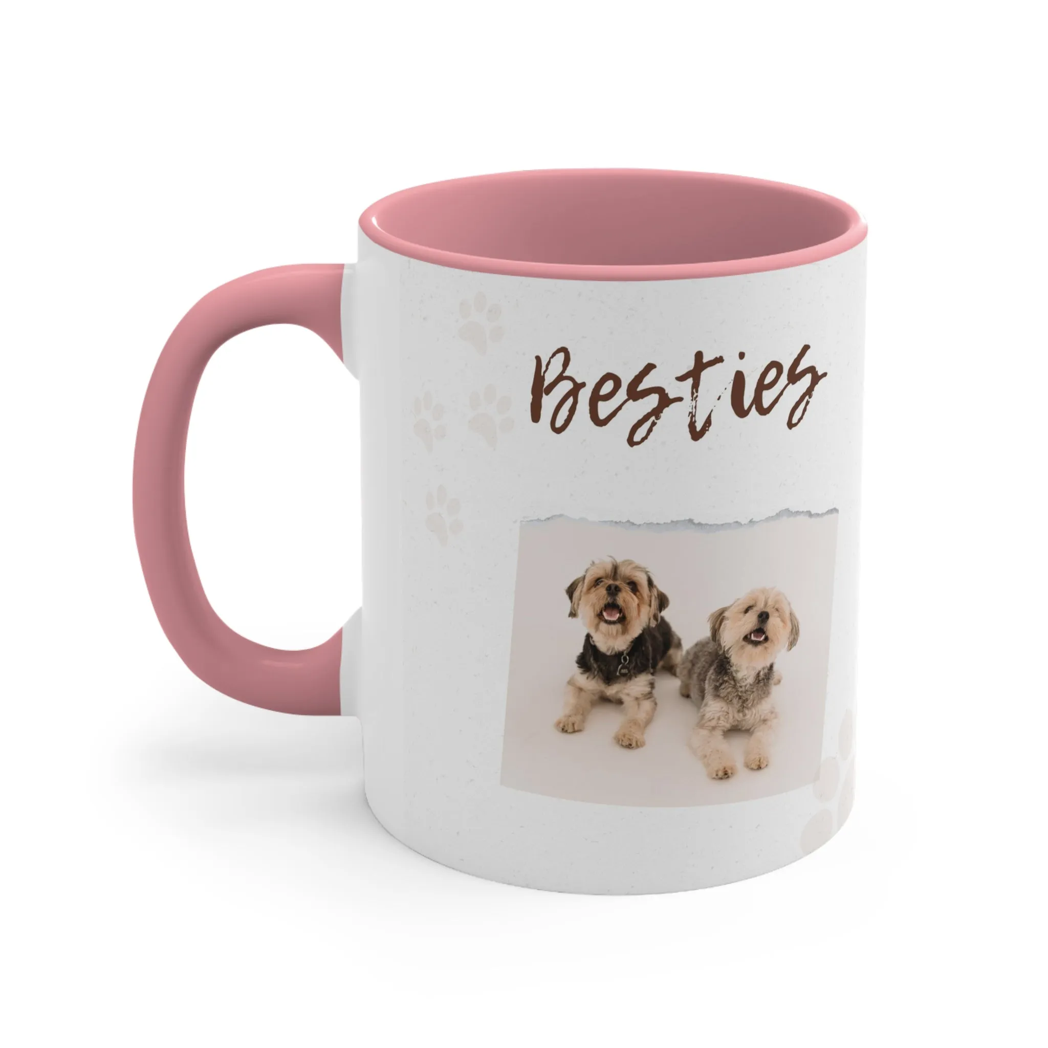 Special Besties Forever Coffee Mug, 11oz Classic White Gifts for Dog Lovers Pet Owners