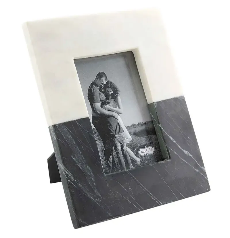 Striped Marble Picture Frame - Final Sale 40% off in cart