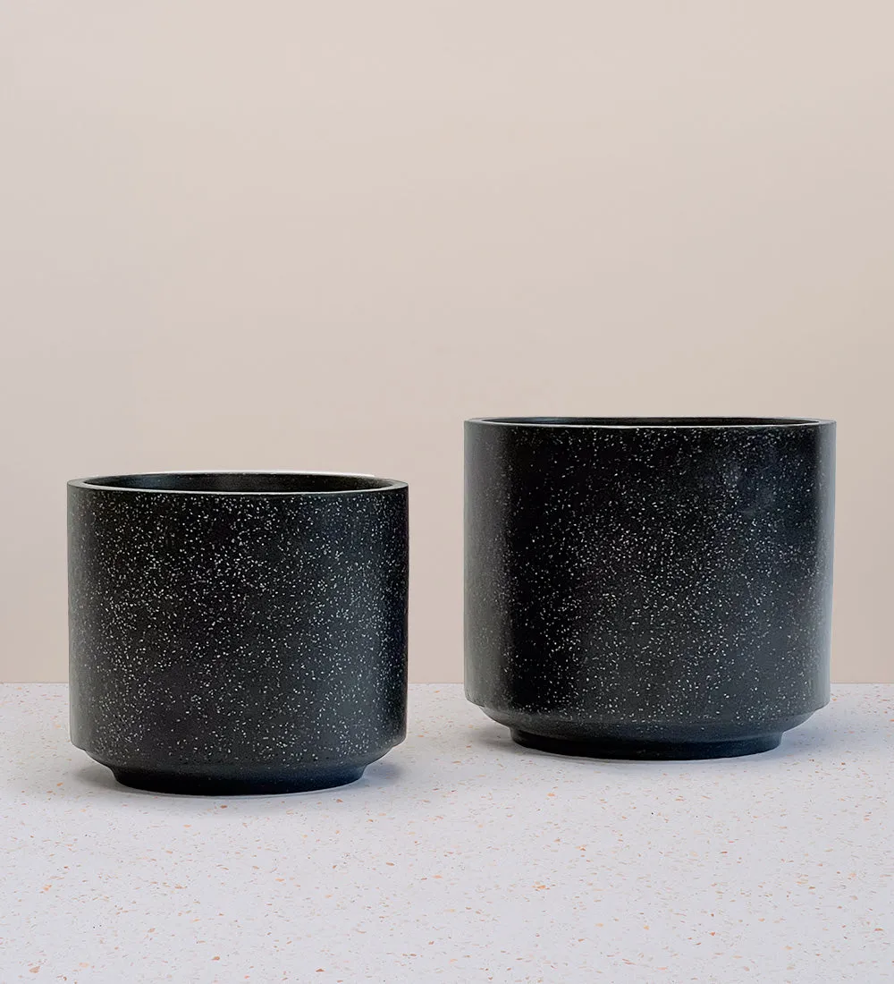 Terrazzo Black Pot